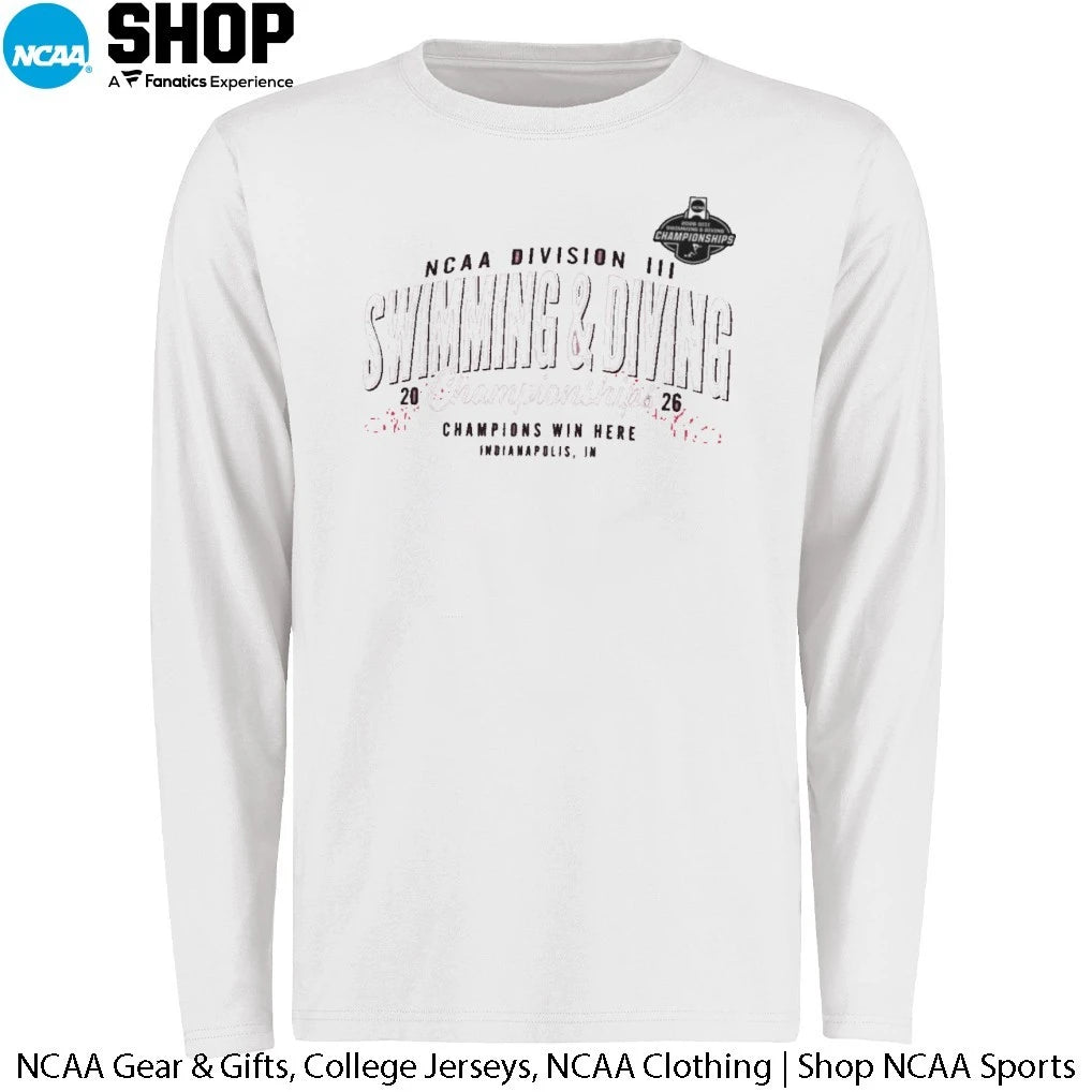 NCAA Division III Swimming and Diving Championships Champions Win Here Indianapolis In 2026 T-Shirt