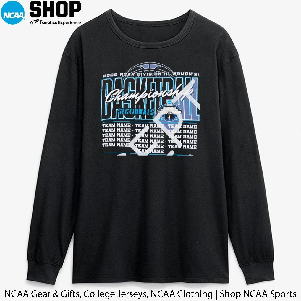 NCAA Division III Women’s Basketball Champions Sectionals 2026 T-Shirt