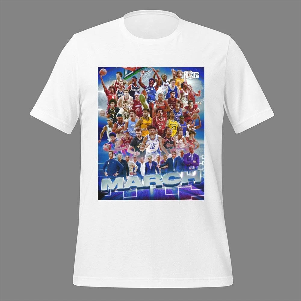 NCAA March Madness 2026 Men’s Basketball March Is Here Here Baby Shirt