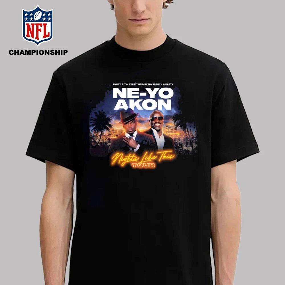 Ne-Yo And Akon Nights Like This Tour 2026 Schedule Tour Dates Shirt