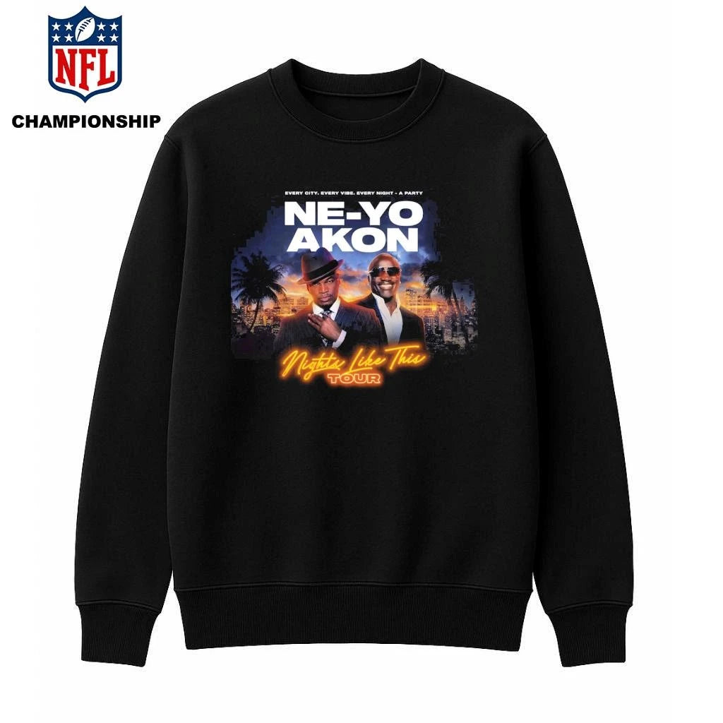 Ne-Yo And Akon Nights Like This Tour 2026 Schedule Tour Dates Shirt
