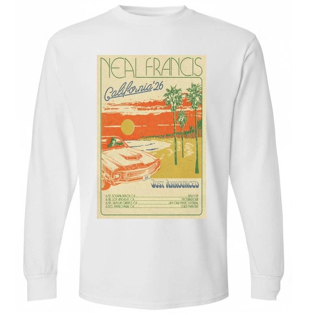 Neal Francis Tour California 2026 Poster Shirt