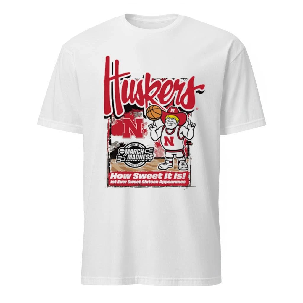 Nebraska Cornhuskers 2026 NCAA March Madness First Ever Sweet 16 Shirt