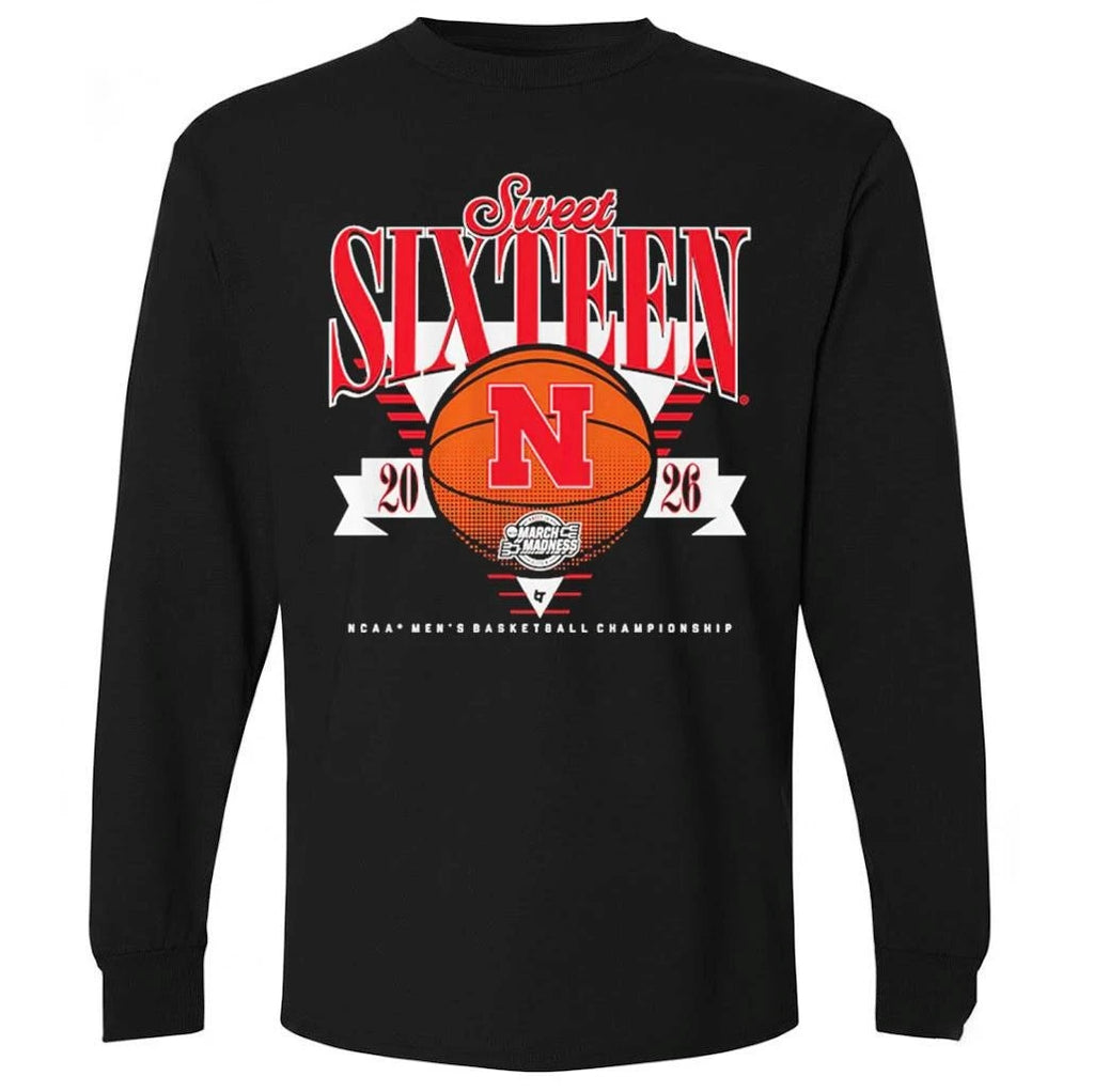 Nebraska Cornhuskers MBB 2026 Sweet Sixteen Shirt