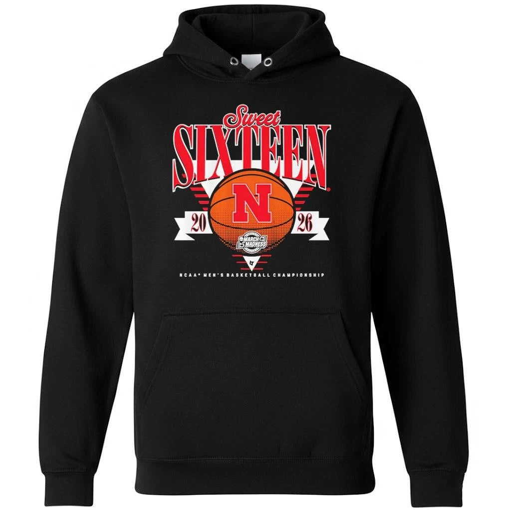 Nebraska Cornhuskers MBB 2026 Sweet Sixteen Shirt