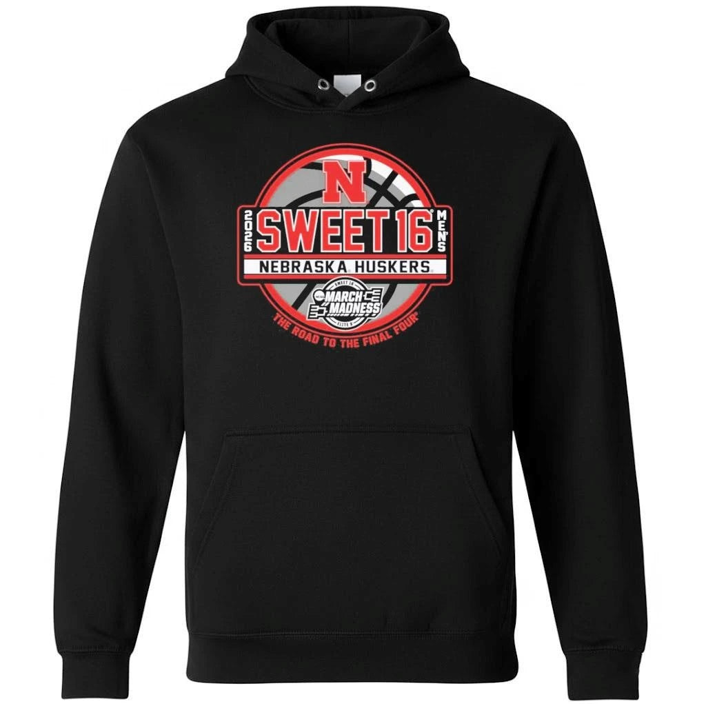 Nebraska Huskers Men’s Basketball 2026 Sweet 16 Shirt
