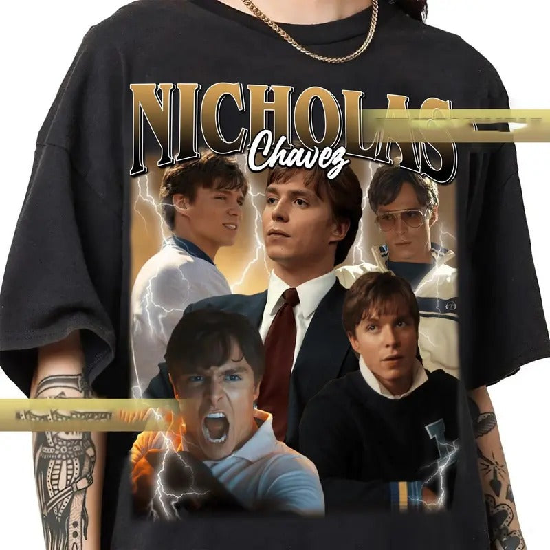 nicholas chavez retro vintage 90s tyle raptee shirt Menswear Streetwear Tshirt Hoodie, Sweatshirt | HypeDripTees.com
