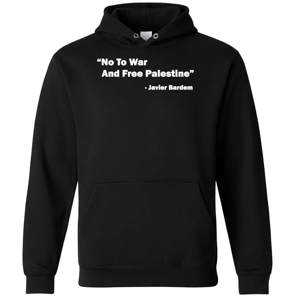 No To War And Free Palestine Javier Bardem Oscars 2026 Shirt