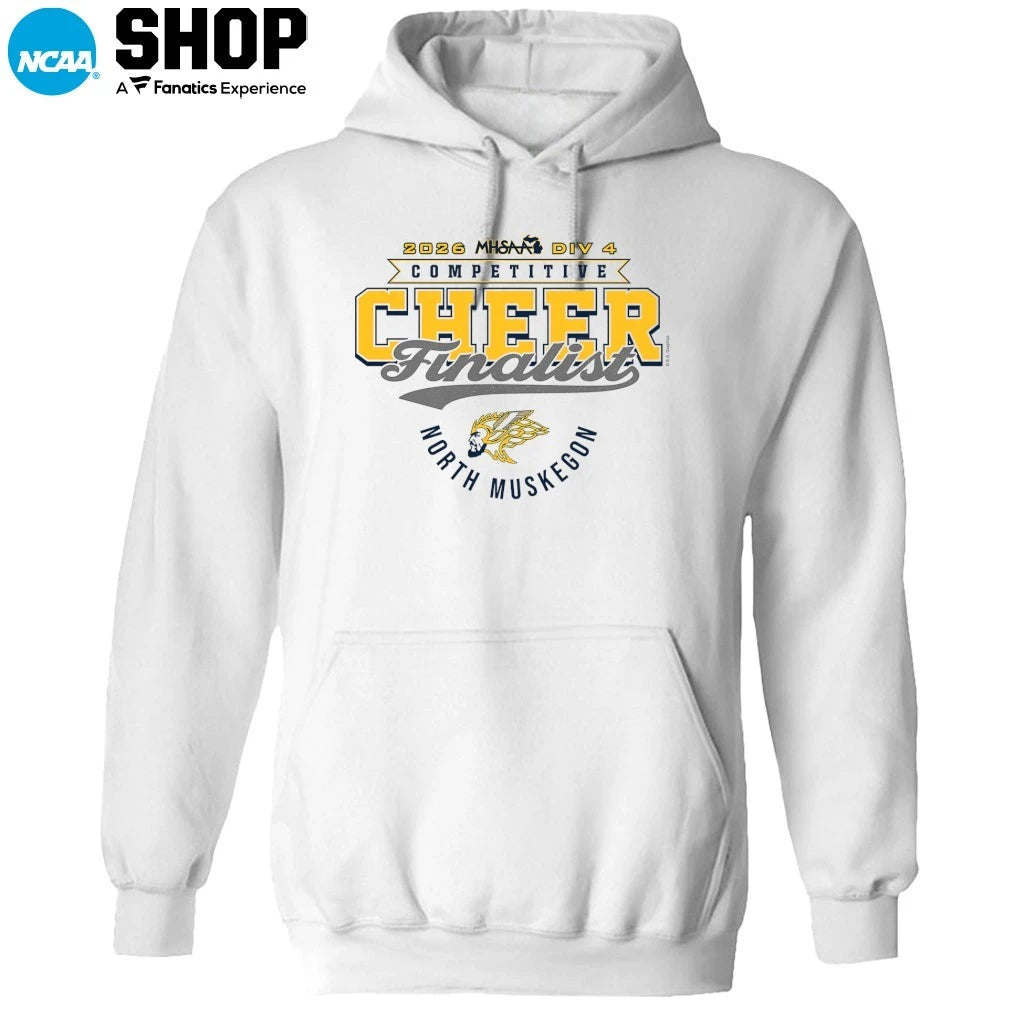 North Muskegon Norsemen 2026 MHSAA DIV 4 Competitive Cheer Finalist T-Shirt