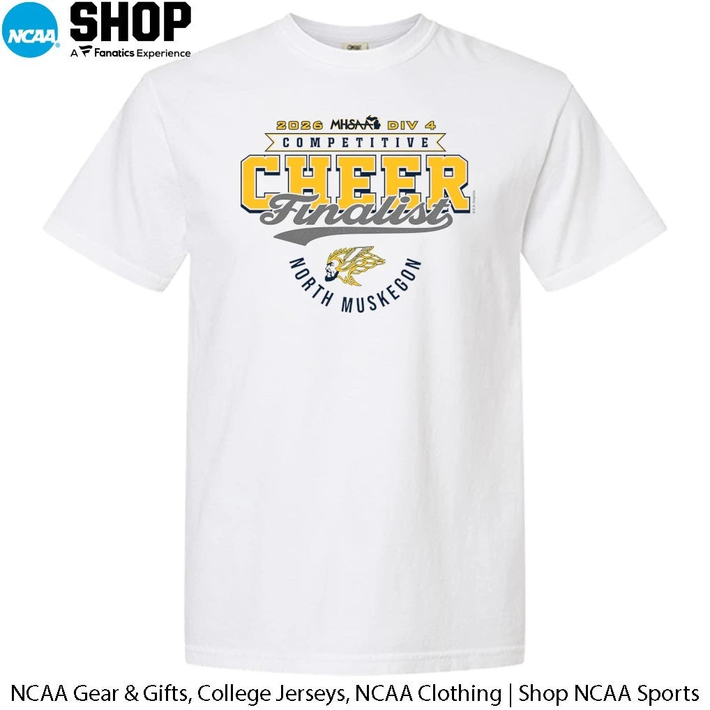 North Muskegon Norsemen 2026 MHSAA DIV 4 Competitive Cheer Finalist T-Shirt
