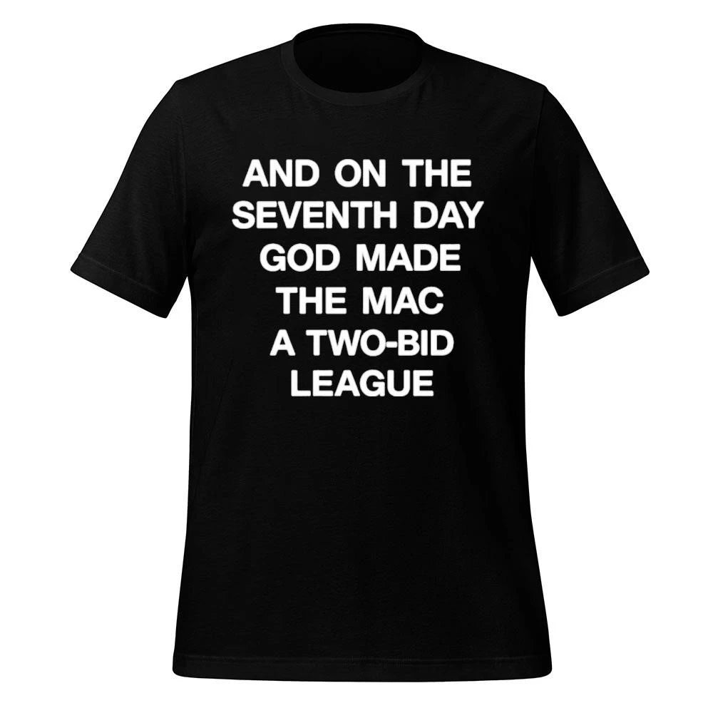 Official And On The Seventh Day God Made The Mac A Two Bide League Shirt