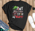 Grinch Hand My Atlanta Falcons Stole My Heart Football 2024 Shirt
