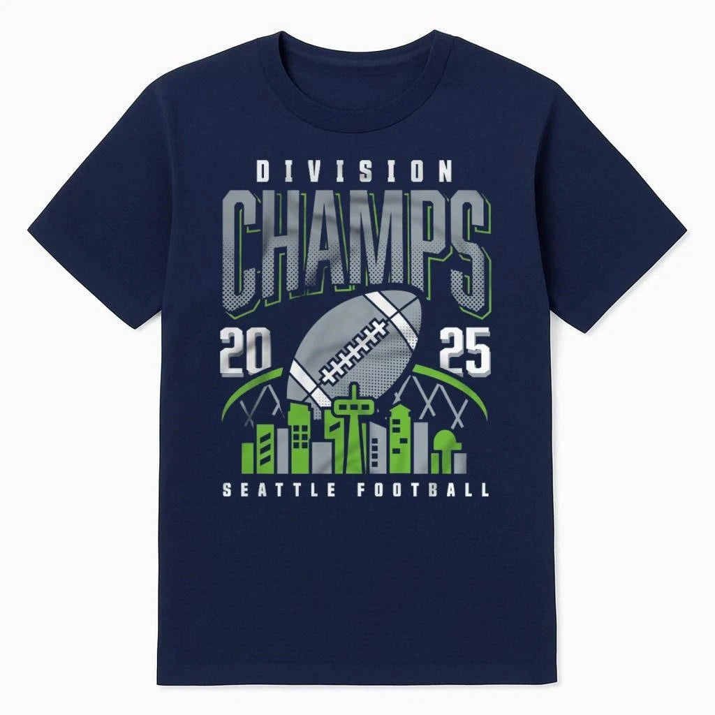 Official Northwest Royalty 2025 Division Champs Seattle Football Shirt