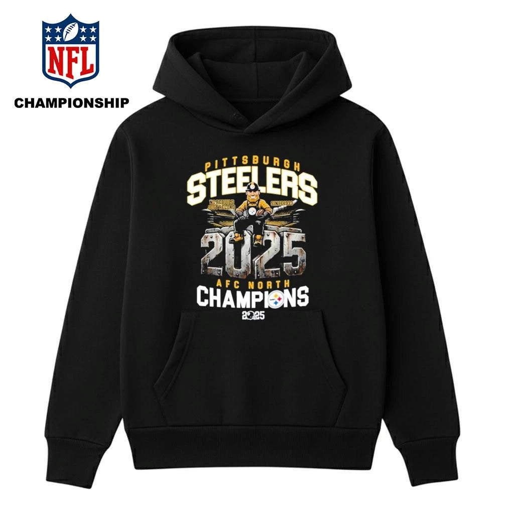 Official Steelers AFC North Division Champions 2025 Shirt