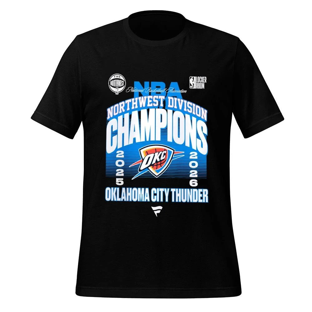 Oklahoma City Thunder 2026 Northwest Division Champions Shirt