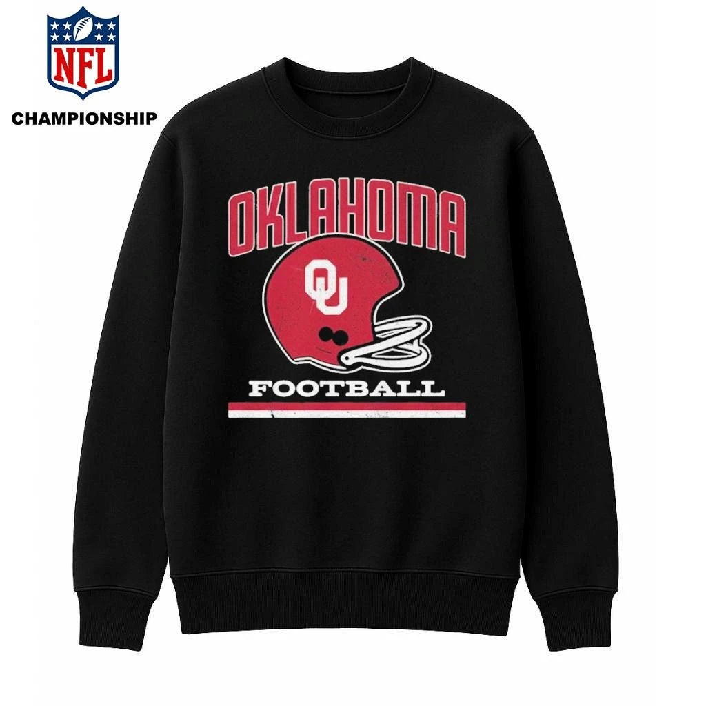 Oklahoma Football Vintage Helmet Shirt