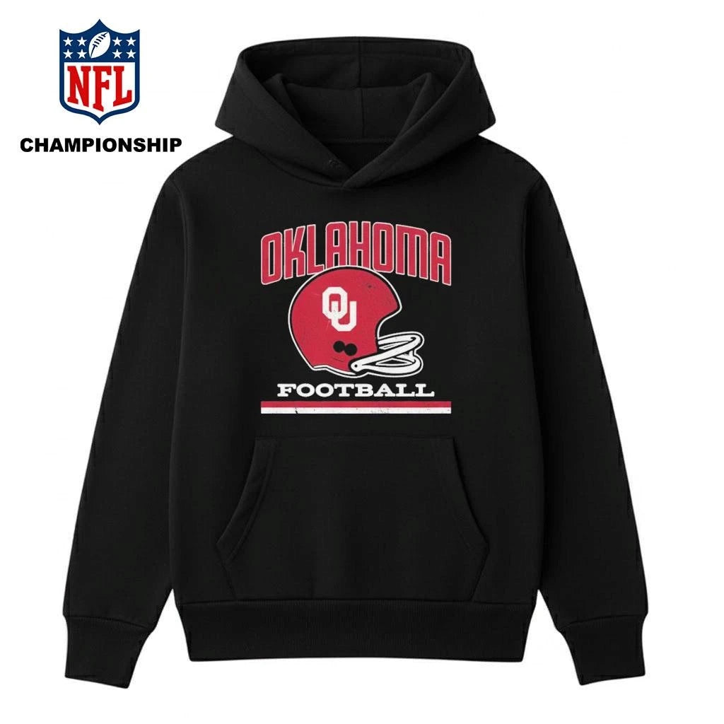 Oklahoma Football Vintage Helmet Shirt