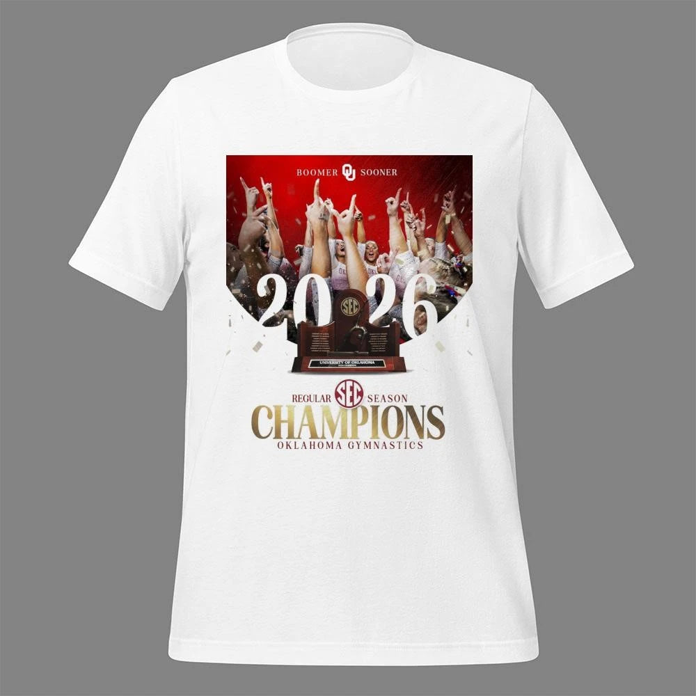 Oklahoma Sooners Women’s Gymnastics 2026 SEC Regular Season Champions Shirt