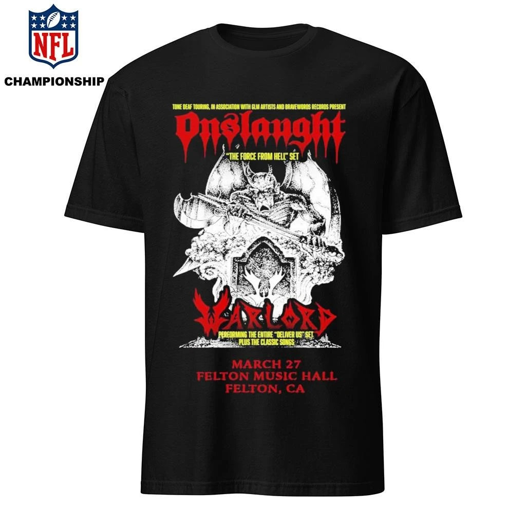 Onslaught Mar 27 2026 Felton Music Hall Felton CA Poster Shirt