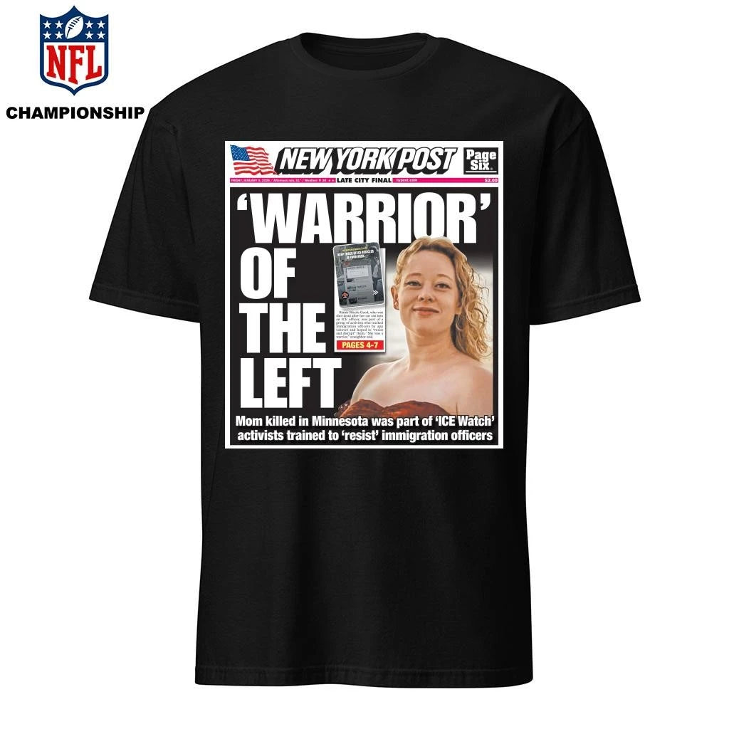 Original New York Post Cover Warrior Of The Left Minnesota Ice 2026 Shirt