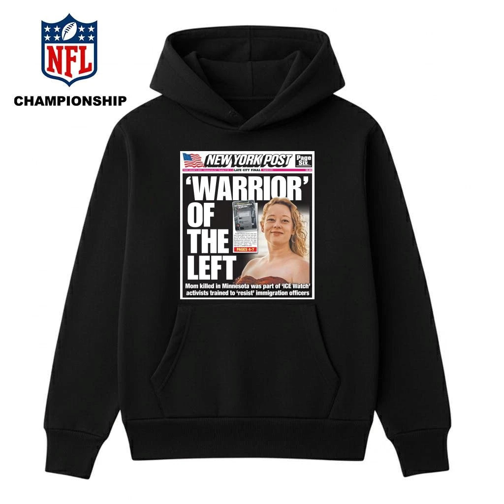 Original New York Post Cover Warrior Of The Left Minnesota Ice 2026 Shirt
