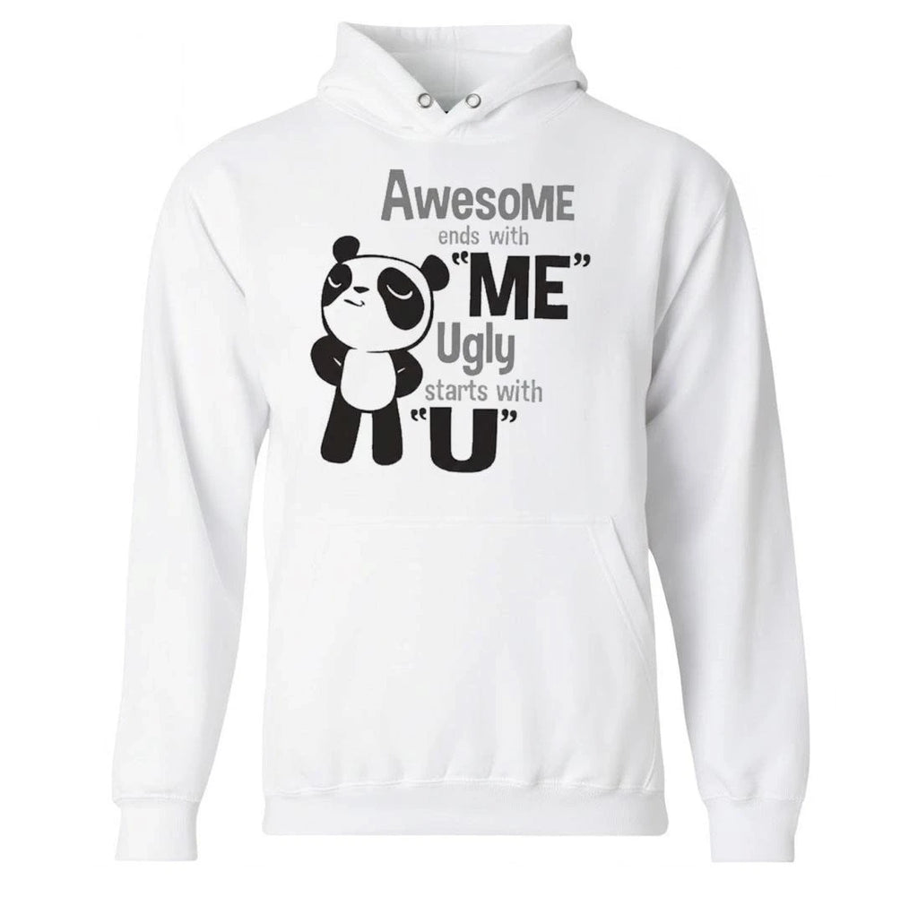 Panda Awesome Ends With Me Ugly Starts With U Shirt