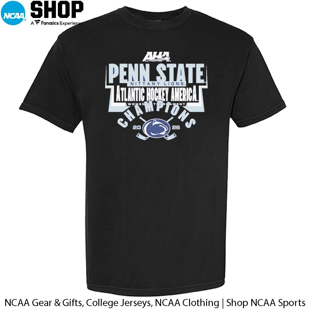 Penn State Nittany Lions 2026 AHA Women’s Hockey Champions T-Shirt