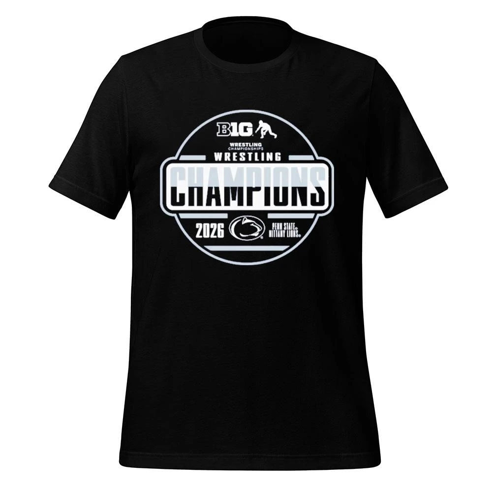 Penn State Nittany Lions 2026 Big Ten Men’s Wrestling Tournament Champions Shirt