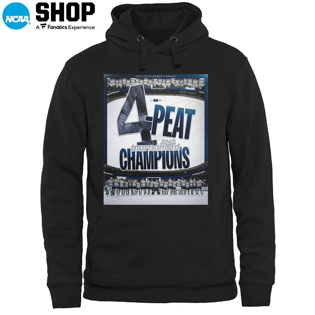 Penn State Nittany Lions 4-Peat 2026 AHA Tournament Champions T-Shirt