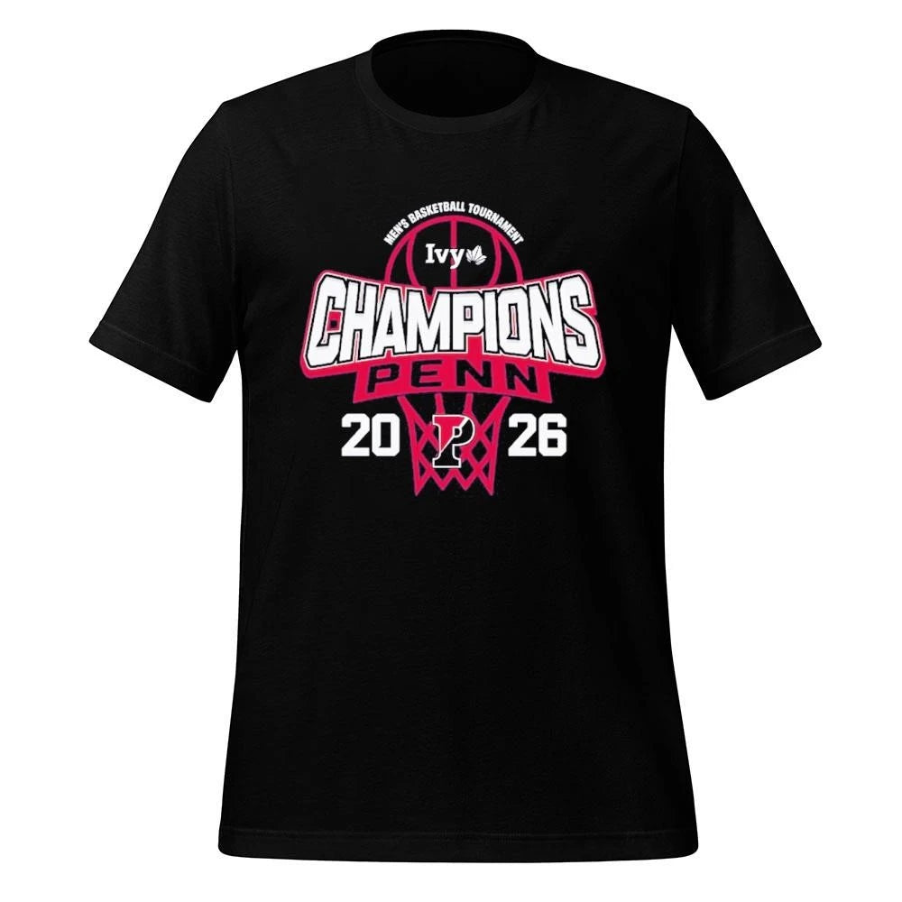 Pennsylvania Quakers 84 Unisex 2026 Ivy League Men’s Basketball Tournament Champions Shirt