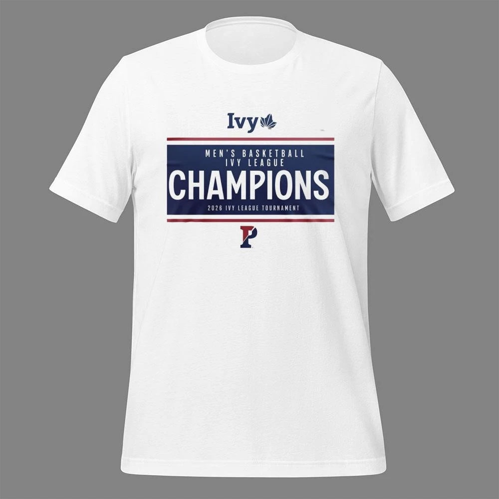 Pennsylvania Quakers Men’s Basketball 2026 Ivy League Men’s Basketball Tournament Champions Shirt