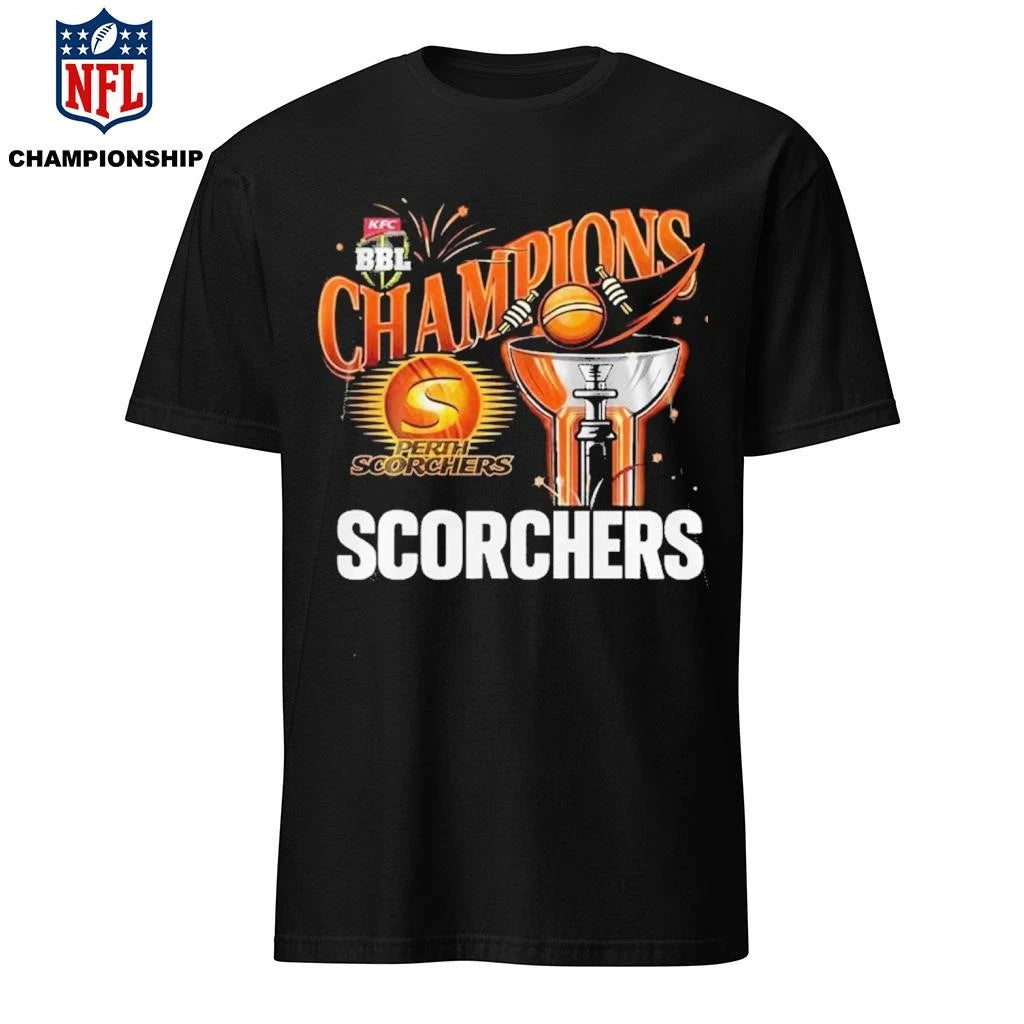Perth Scorchers 2026 Big Bash League Champions Celebarte Shirt