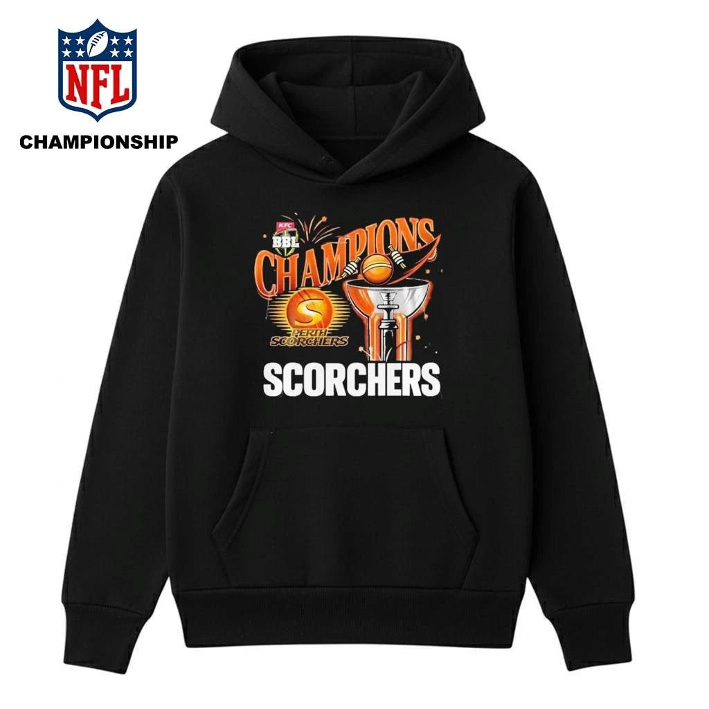 Perth Scorchers 2026 Big Bash League Champions Celebarte Shirt