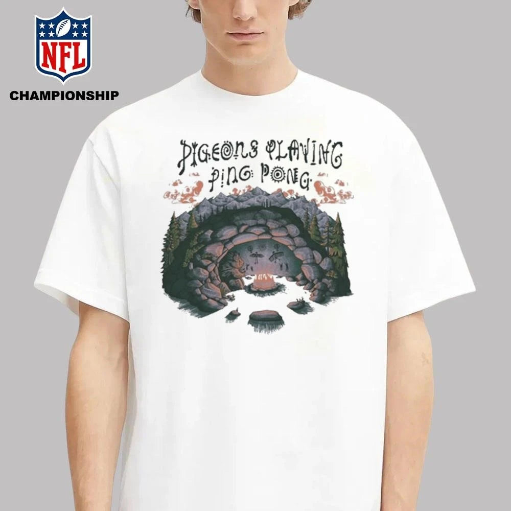 Pigeons Playing Ping Pong X Nature Backs 2026 Shirt