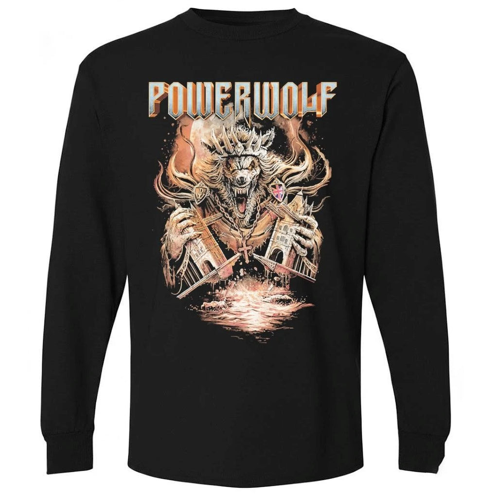 Powerwolf London UK 2026 Tour Merch Tee At OVO Arena Wembley On March 7 2026 The Wembley Metal Mass Wake Up The Wicked Tour Shirt