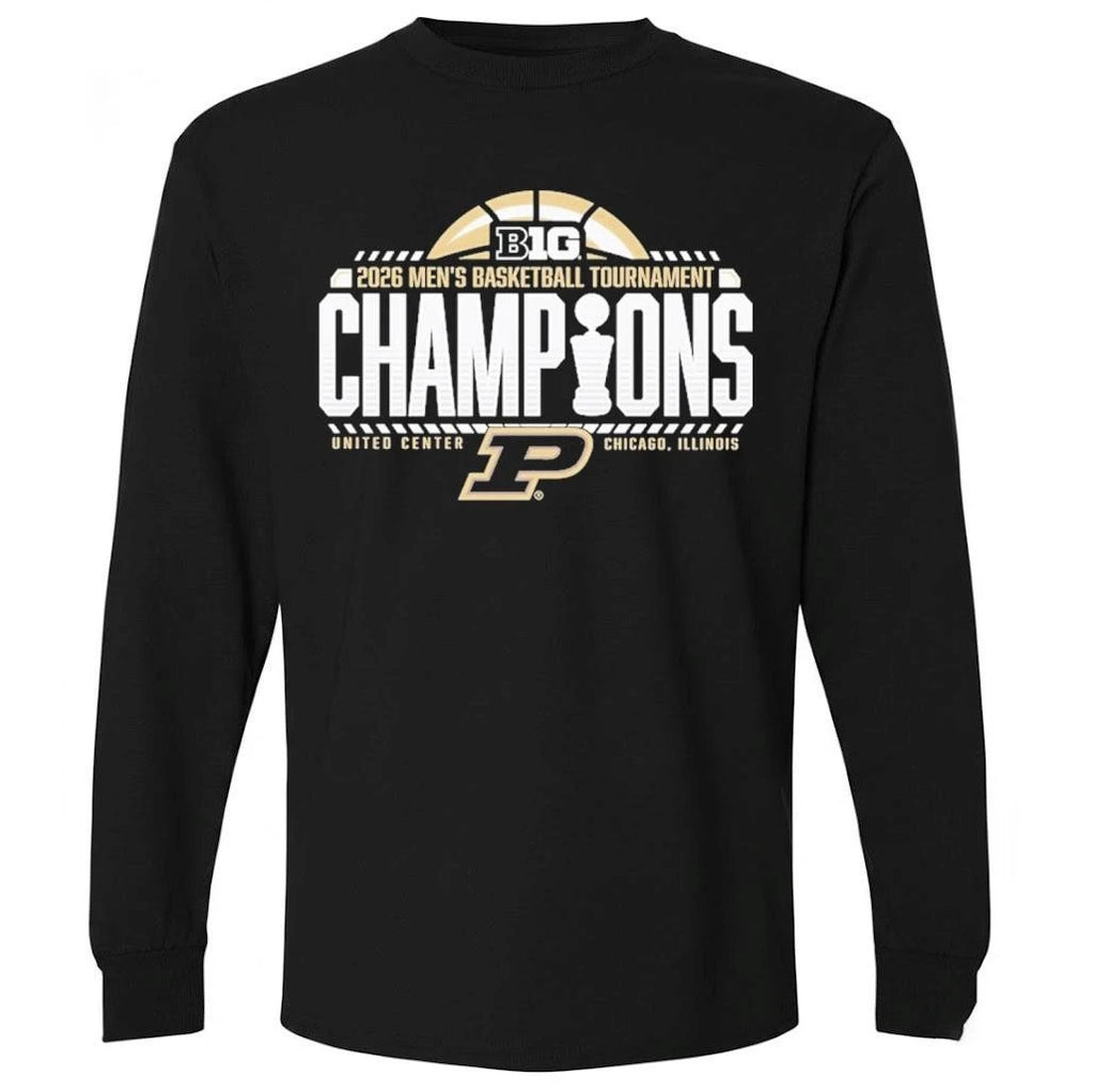 Purdue Boilermakers 84 Unisex 2026 Big Ten Men’s Basketball Tournament Champions Shirt