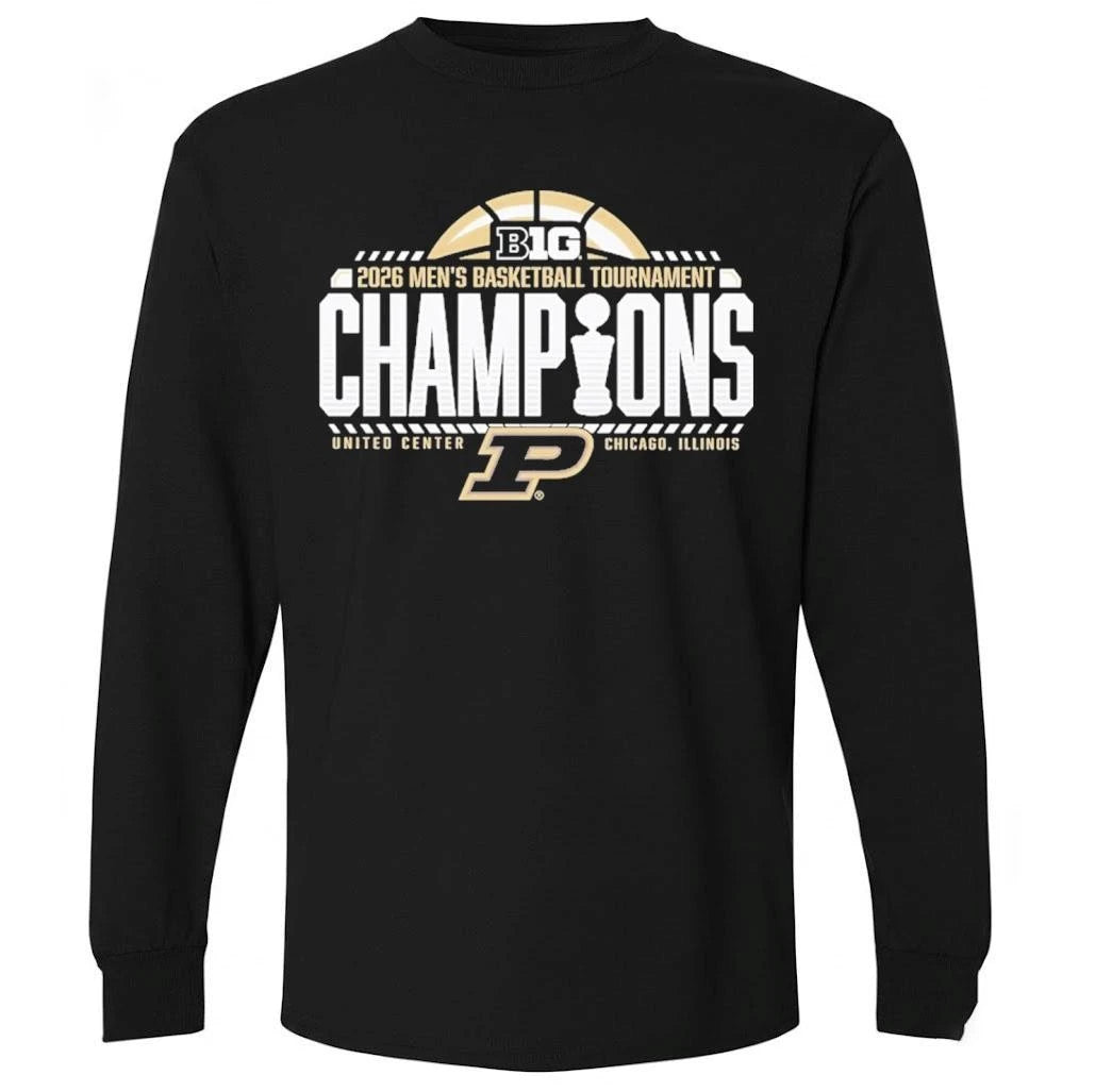 Purdue Boilermakers 84 Unisex 2026 Big Ten Men’s Basketball Tournament Champions Shirt