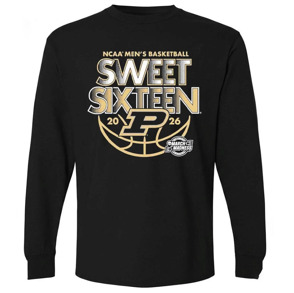 Purdue Boilermakers Men’s Basketball 2026 NCAA March Madness Sweet 16 Shirt