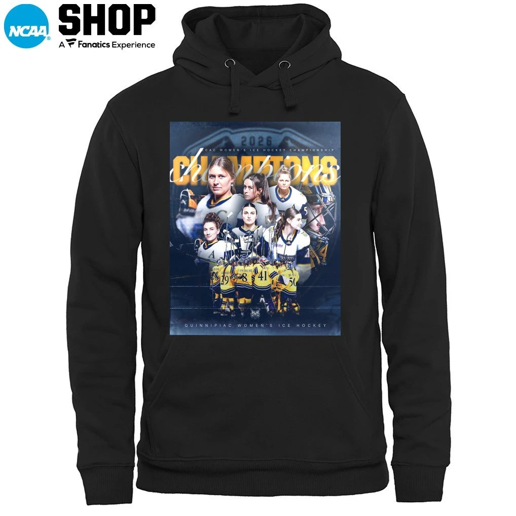Quinnipiac Bobcats Women’s Ice Hockey For The First Time Since 2016, Your Ecac Hockey Champions T-Shirt