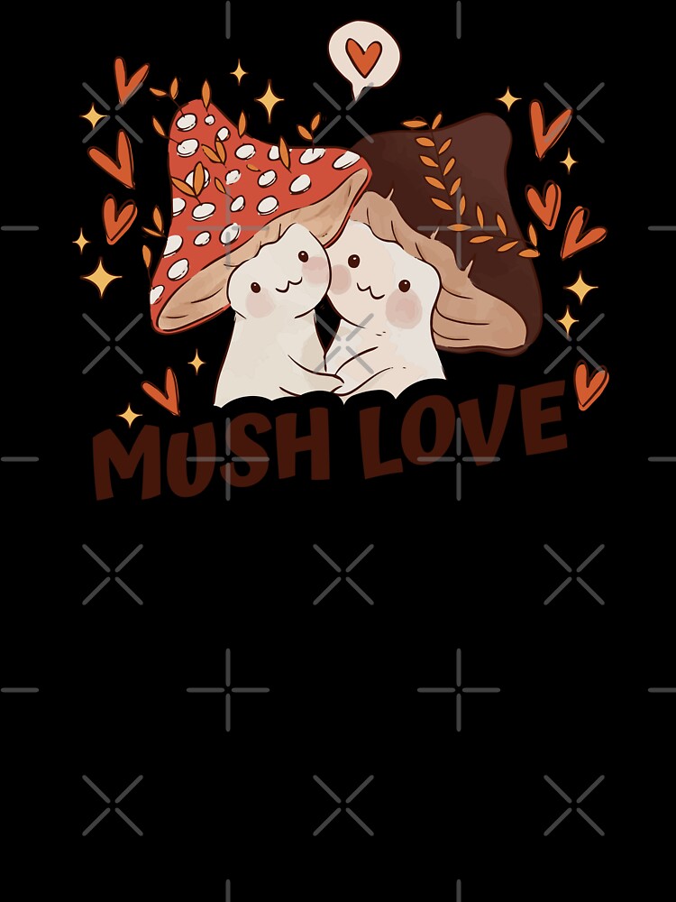 Cute Cottage Core Mushroom Valentine - Fairycore by Paperfly Studio