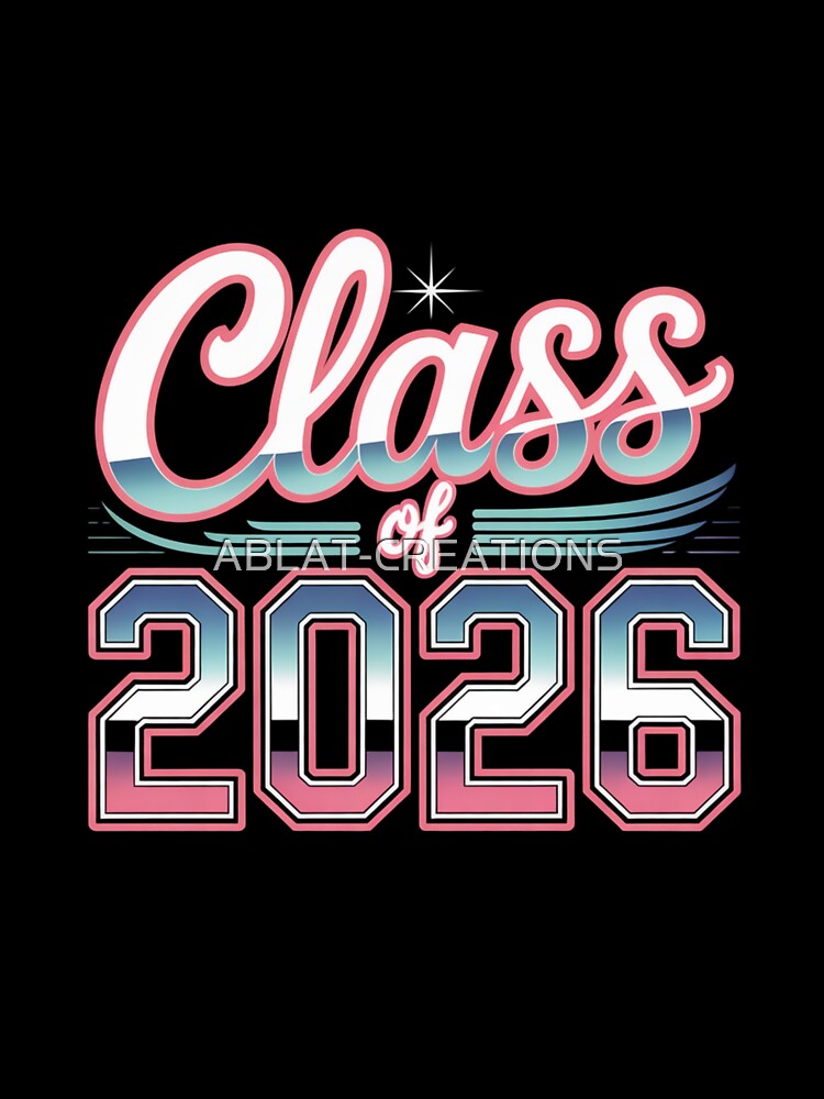 Copy of 2026 Graduation Typography Design | Senior Graduate Gift by ABLAT-CREATIONS