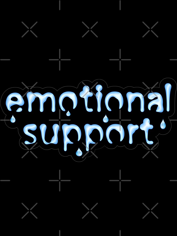 Emotional Support Water Bottle by Deedy  Studio