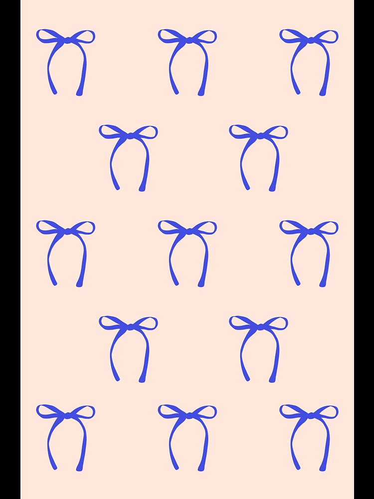 Bows Bows Bows Blue by slowsundayshop