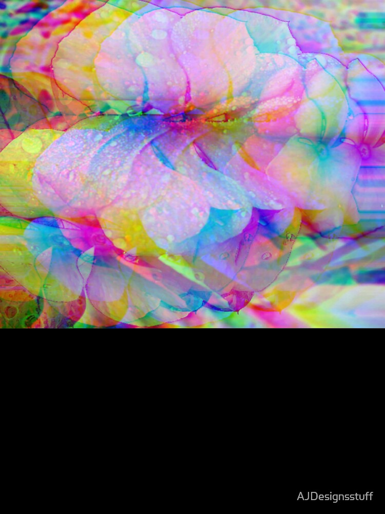 Abstract Photograph Floral Periwinkle by AJDesignsstuff