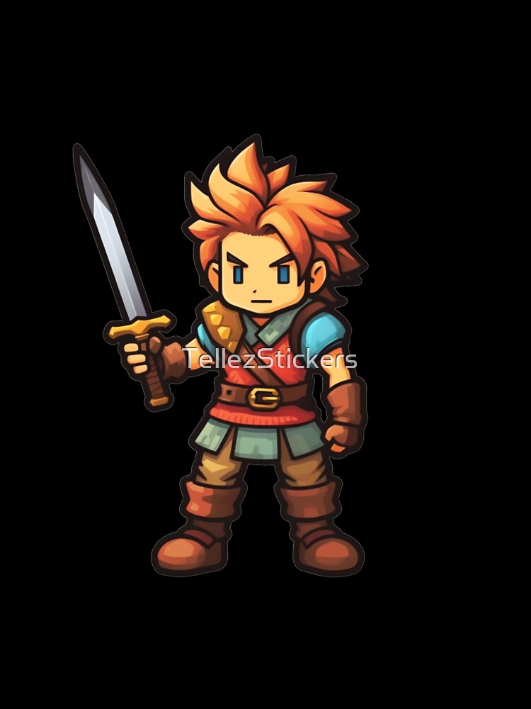 Pixel Sprite Warrior by TellezStickers