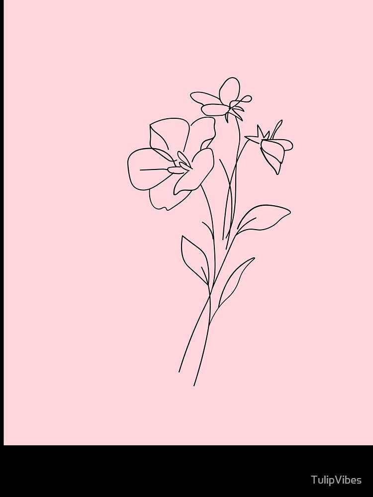 Minimalist Branch iPhone Case – Elegant Pastel Pink Nature Design by TulipVibes