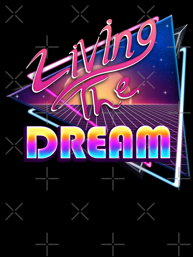 Vaporwave Retro Living the Dream by VincentVex