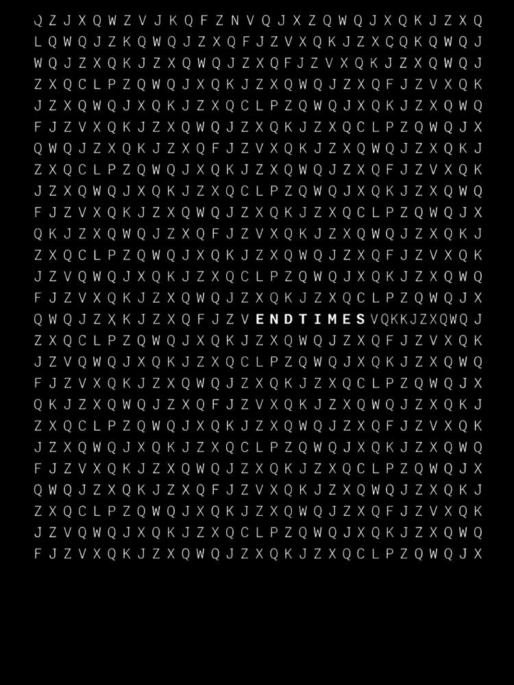 END TIMES — The Library of Babel Signal by TheClockOutClub
