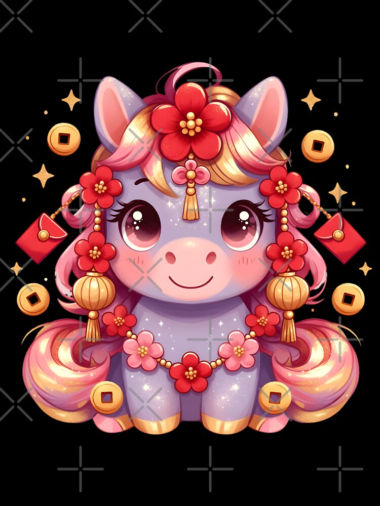 Sweet Lunar Horse 2026 Cherry Blossom by GrumpySableye