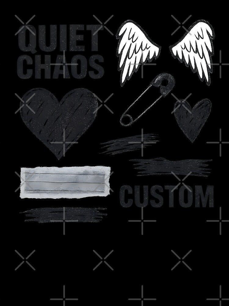 Quiet Chaos Custom – Grunge Sticker Pack by Divakar Fashion